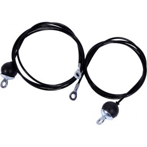 Gorilla Sports Kabel Latsdragsstation Vit/Svart Kortkabel Gorilla Sports