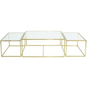 Ruth & Joanna Three set table - satsbord mässing Ruth & Joanna