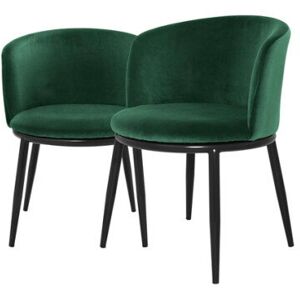 Eichholtz Filmore matstolar cameron green 2-pack Eichholtz