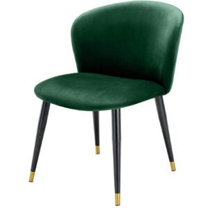 Eichholtz Volante matstol sammet roche mörkgrön Eichholtz