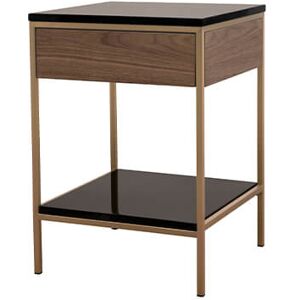 Ruth & Joanna Erin sidobord mässing/valnöt Ruth & Joanna