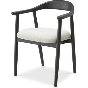 Eichholtz Beale matstol svart / vit Eichholtz