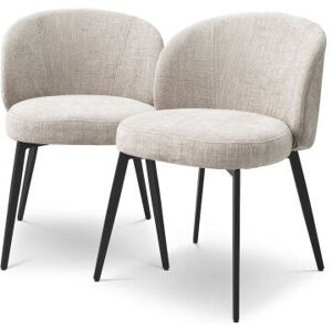 Eichholtz Lloyd matstol sisley beige 2-pack Eichholtz