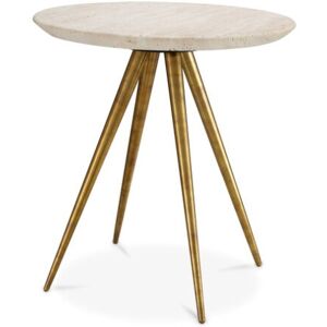 Eichholtz Ranco sidobord travertin Eichholtz