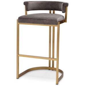 Eichholtz Dante barstol savona grey velvet Eichholtz