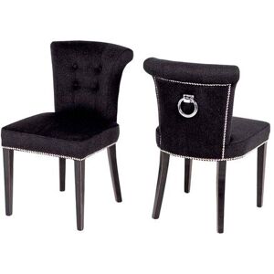 Eichholtz Key Largo matstol Svart Eichholtz