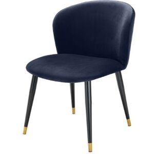 Eichholtz Volante matstol mörkblå OUTLET Eichholtz