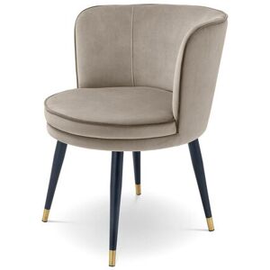 Eichholtz Grenada matstol sammet savona greige Eichholtz