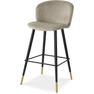 Eichholtz Volante barstol roche beige velvet Eichholtz