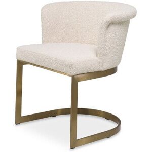 Eichholtz Bofinger matstol bouclé cream Eichholtz