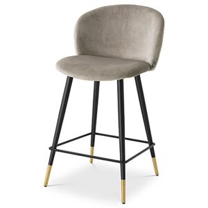 Eichholtz Volante barstol roche beige velvet Eichholtz